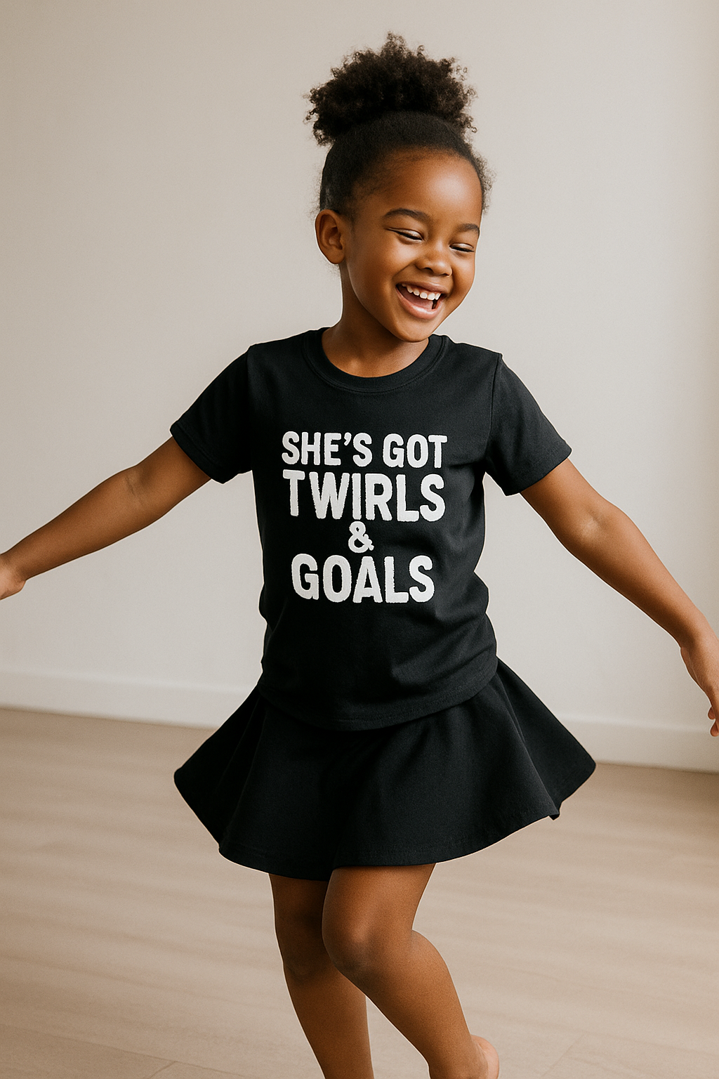 She's Got Twirls & Goals Youth Tee
