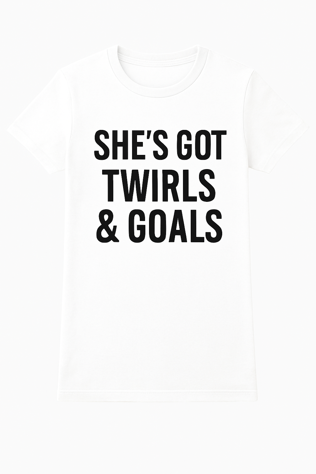 She's Got Twirls & Goals Short Sleeve Tee
