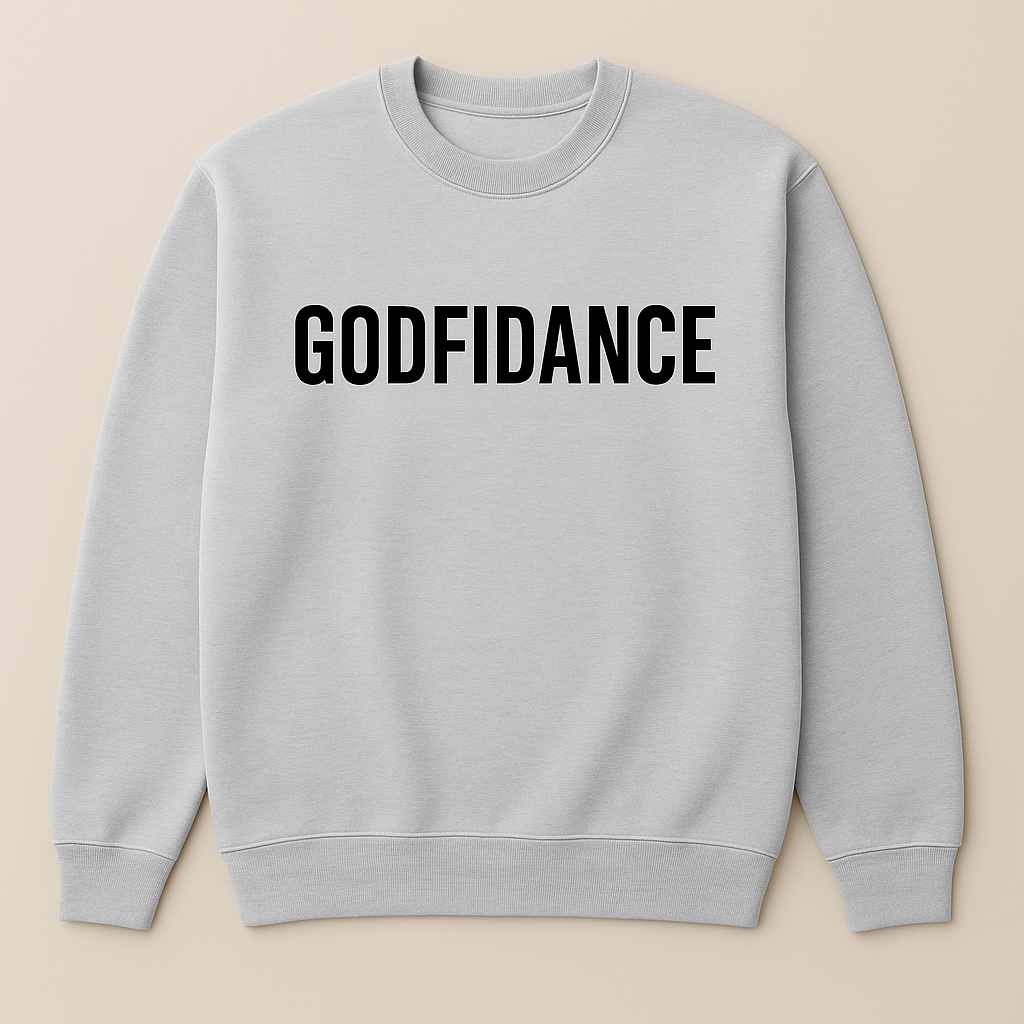 GODFIDANCE Unisex Premium Crewneck Sweatshirt – Faith, Confidence & Style