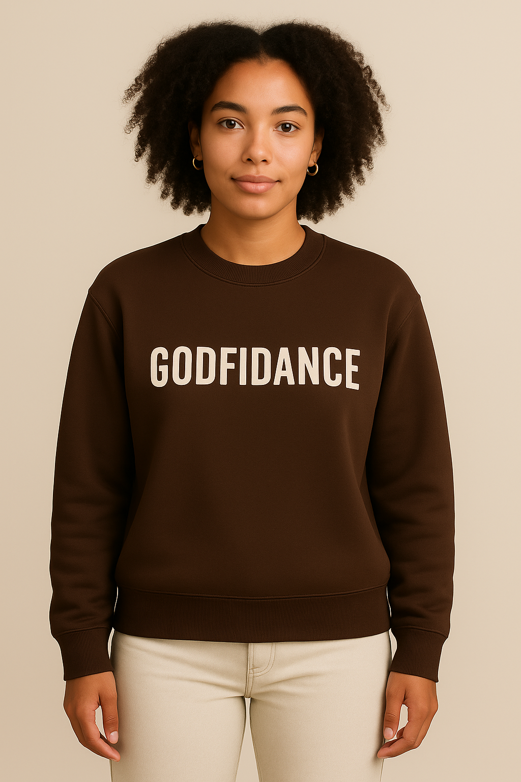 GODFIDANCE Unisex Premium Crewneck Sweatshirt – Faith, Confidence & Style