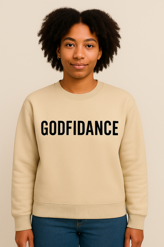 GODFIDANCE Unisex Premium Crewneck Sweatshirt – Faith, Confidence & Style