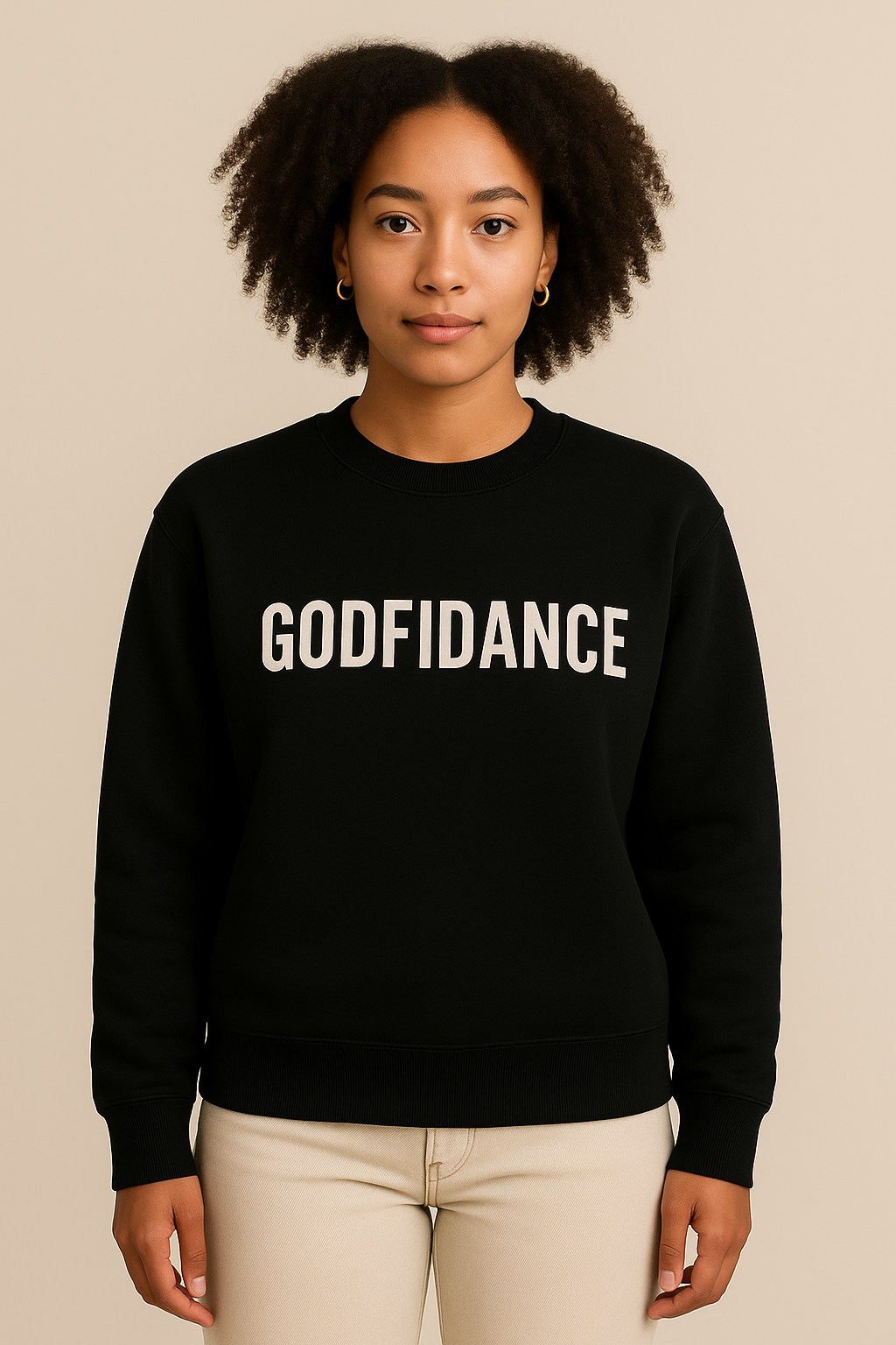 GODFIDANCE Unisex Premium Crewneck Sweatshirt – Faith, Confidence & Style